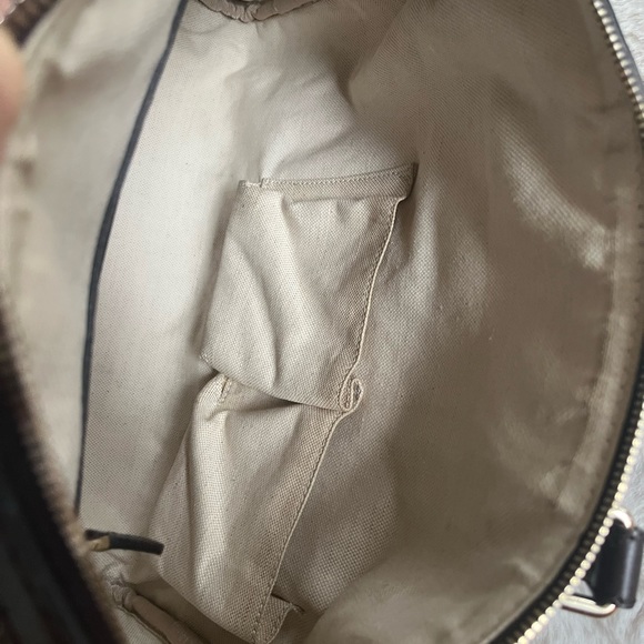 GUCCI Monogram Vintage Web Medium Boston Bag with Brown Leather - Picture 16 of 16